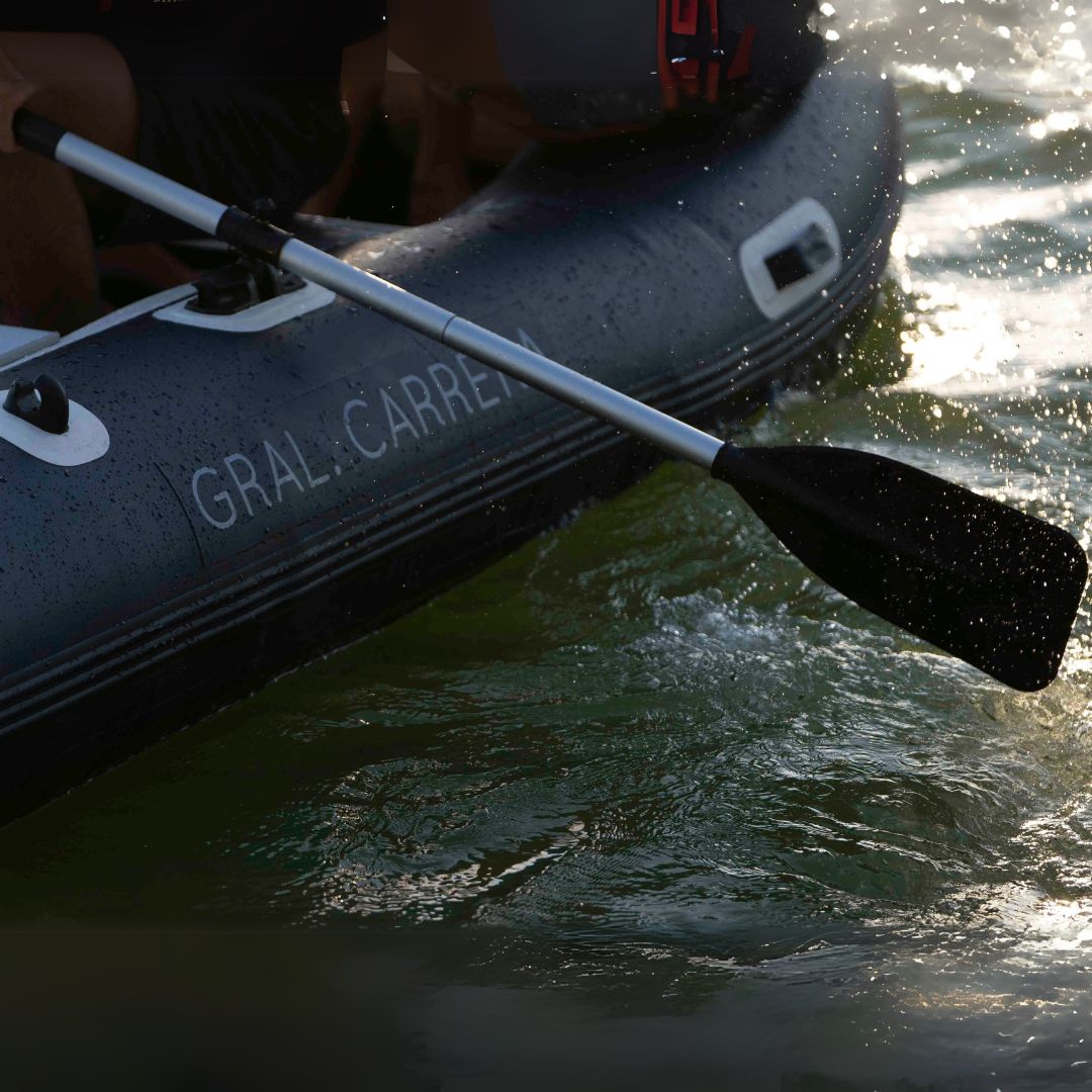 Bote Inflable 3.3 m - Piso alumnio - 4 personas - Gral. Carrera