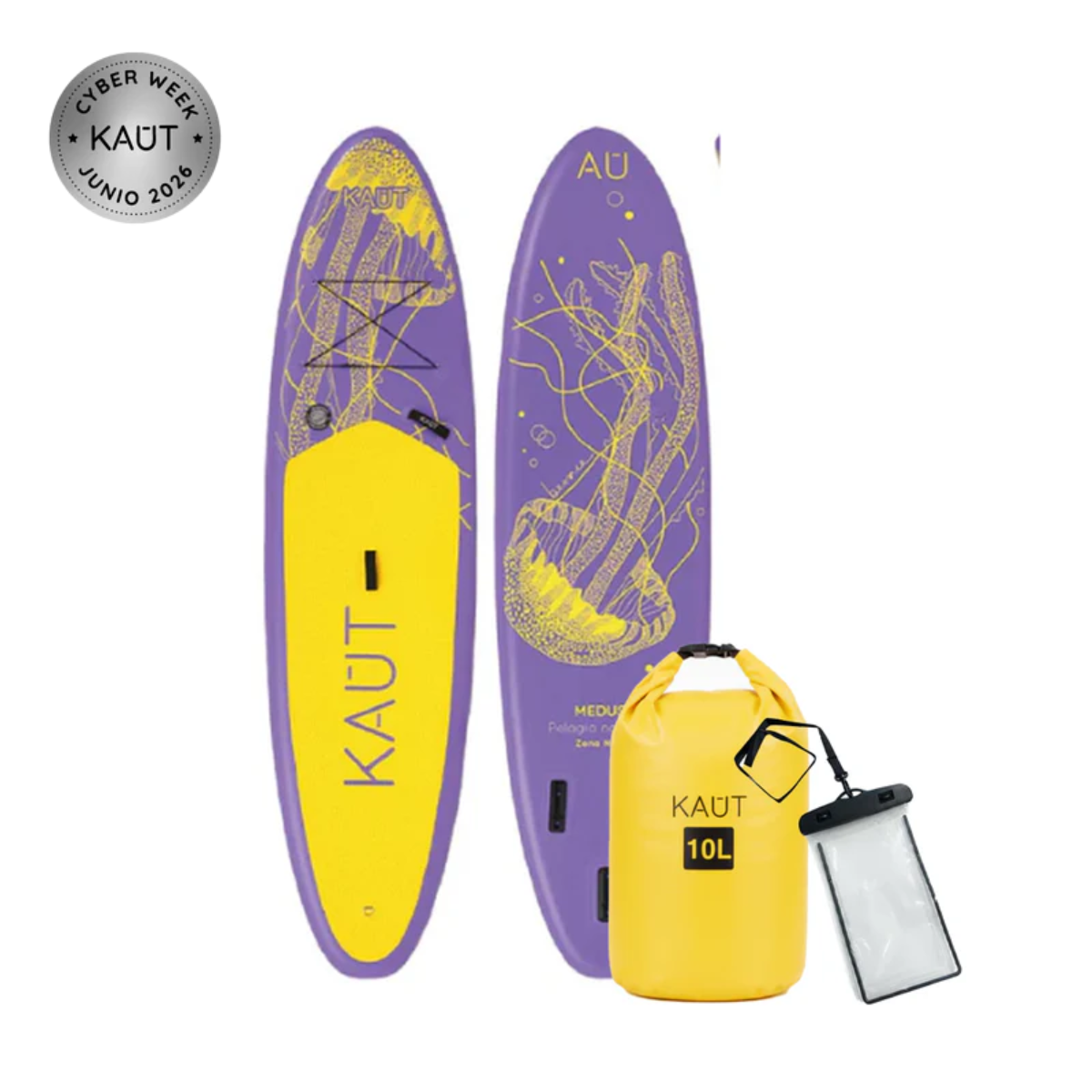 Pack SUP 11'6'' (350 cm) & Accesorios + Bolsa Seca 10 L + Carcasa Celular