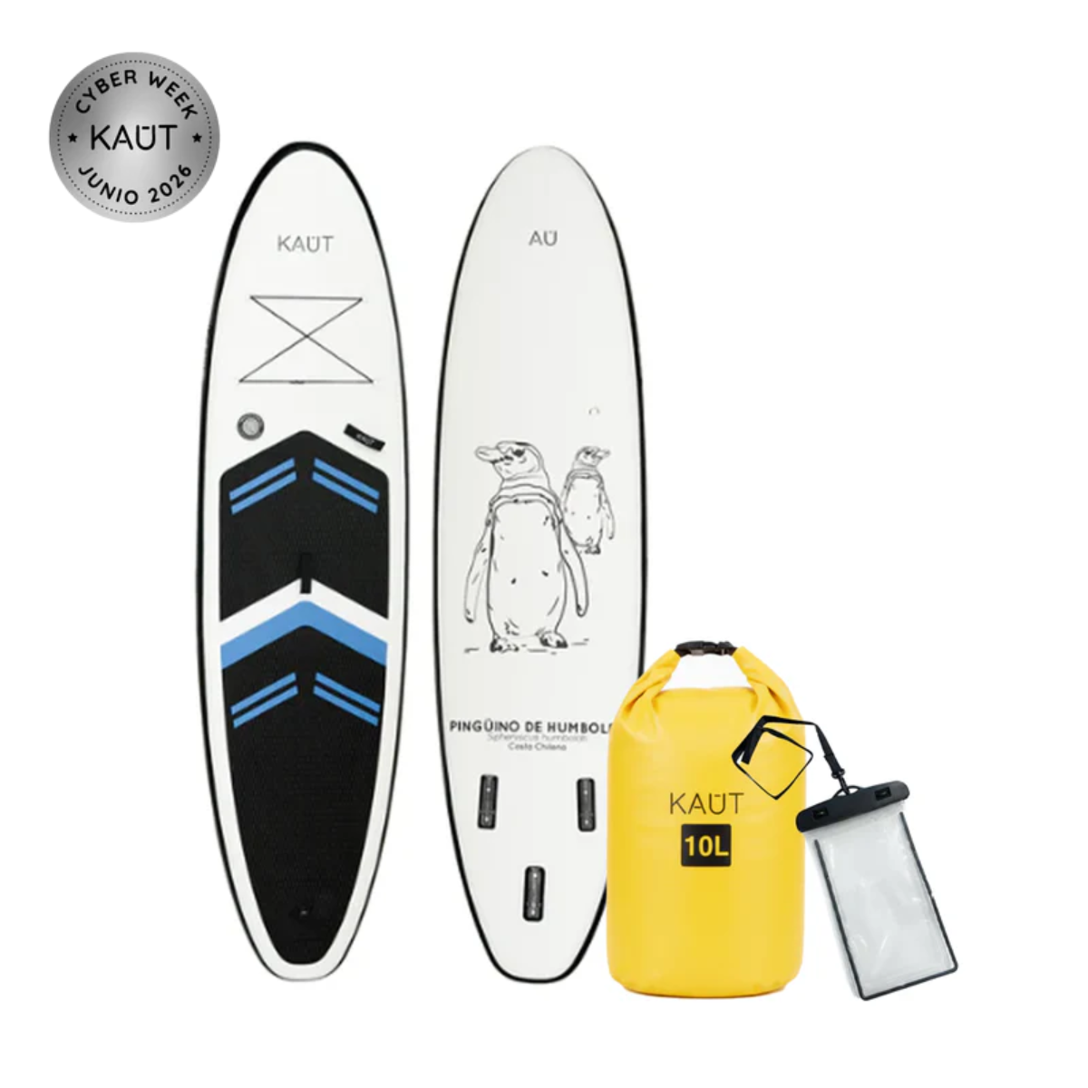Pack SUP 11'6'' (350 cm) & Accesorios + Bolsa Seca 10 L + Carcasa Celular