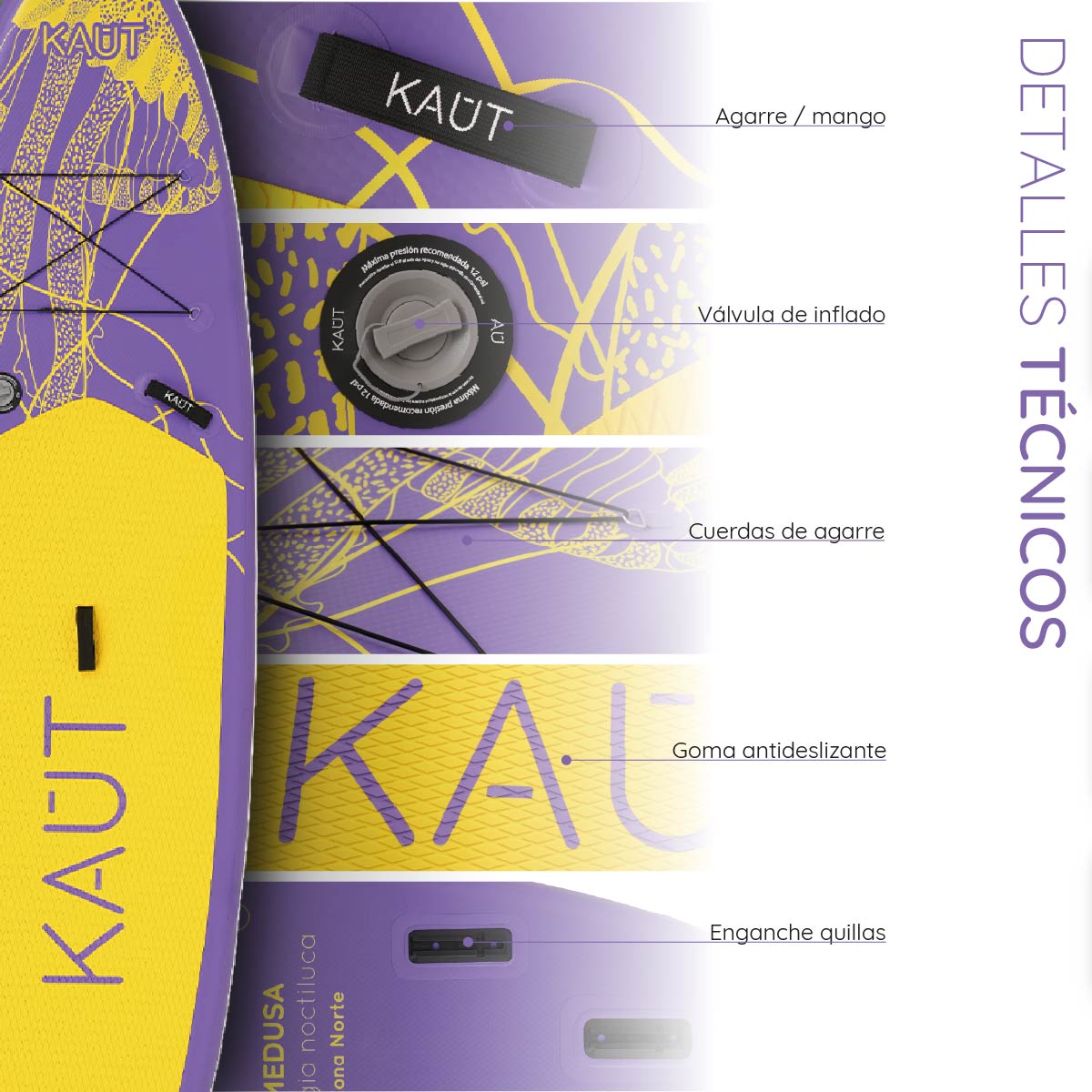 Stand Up Paddle (SUP) Inflable Capa Reforzada - 10'6'' pies / 320 cm + Mochila & Accesorios + TestDrive Laguna Aculeo