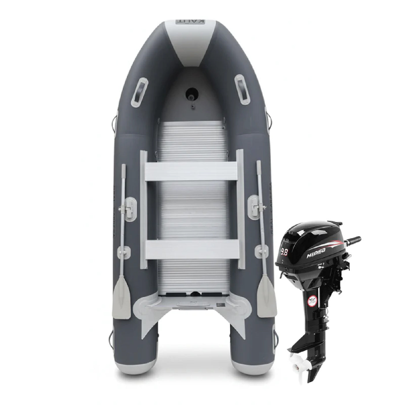 Pack Bote Inflable 3.3 m - 4 pp - Gral. Carrera + Motor 9.8 hp 2 tiempos Hidea