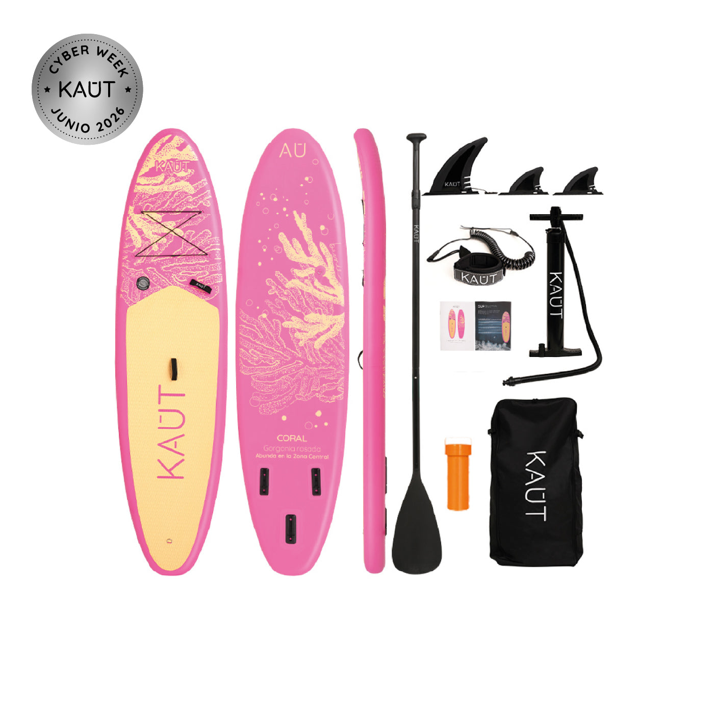 Stand Up Paddle (SUP) Inflable - 10'6'' pies / 320 cm + Mochila & Accesorios