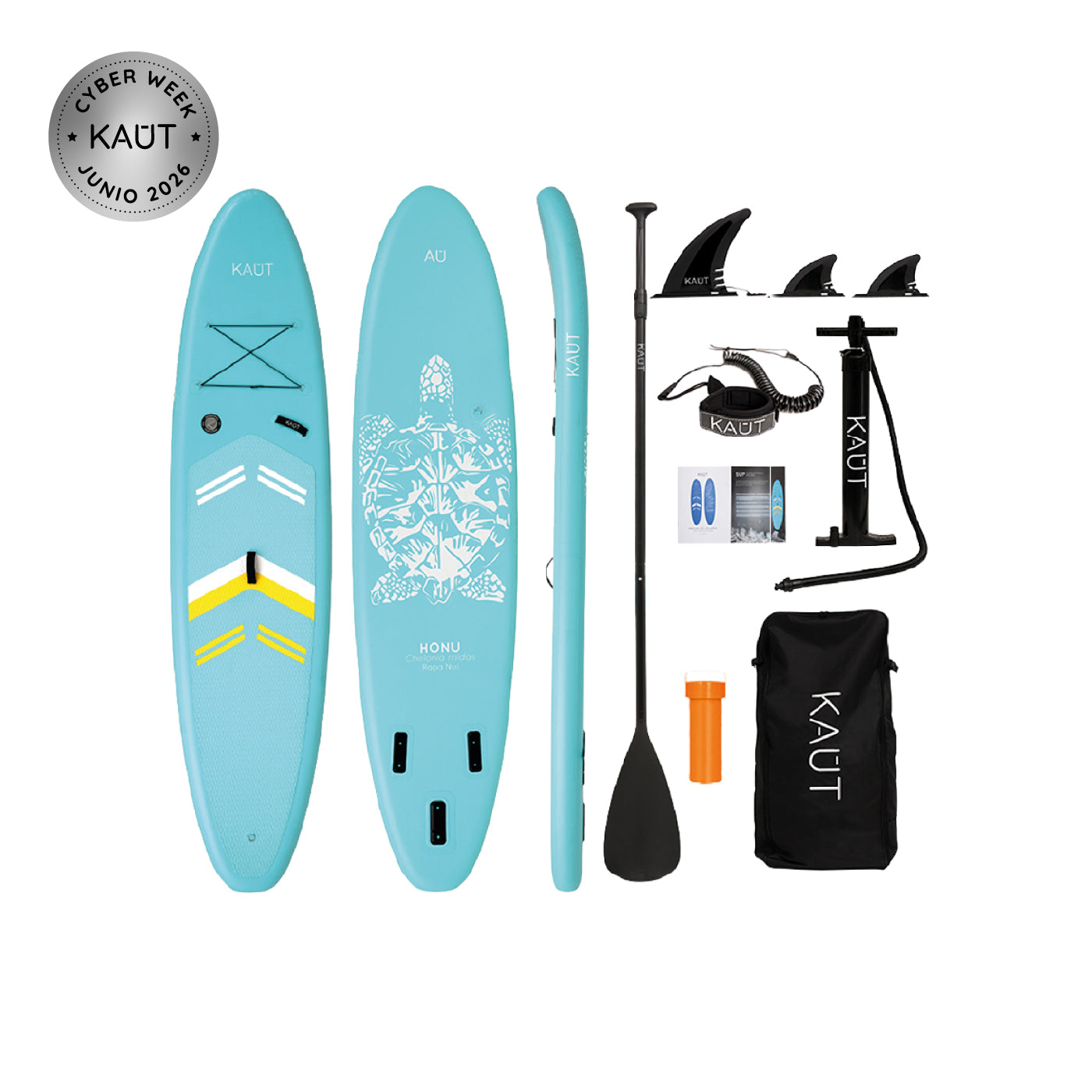 Stand Up Paddle (SUP) Inflable - 10'6'' pies / 320 cm + Mochila & Accesorios