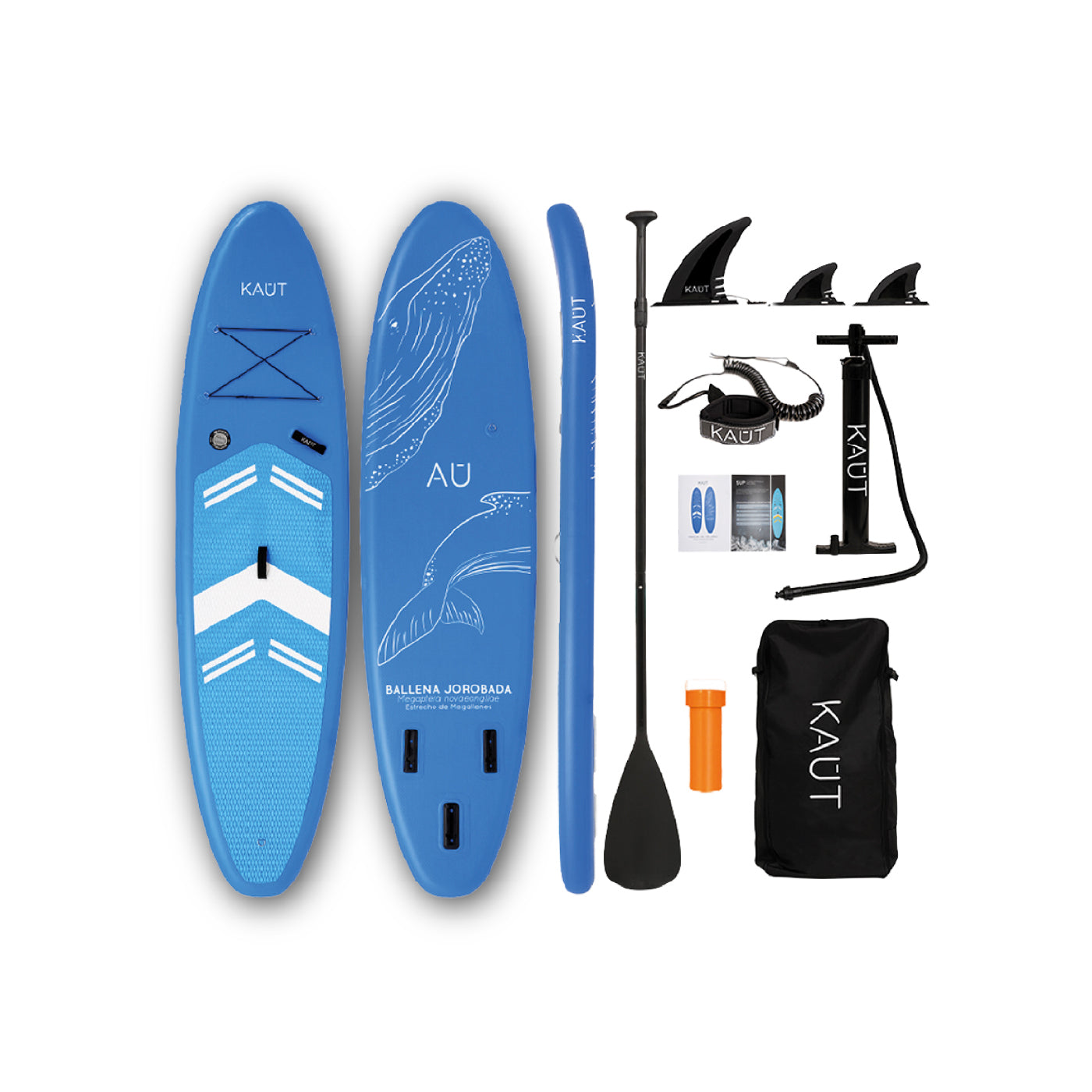Stand Up Paddle (SUP) Inflable - 10'6'' pies / 320 cm + Mochila & Accesorios
