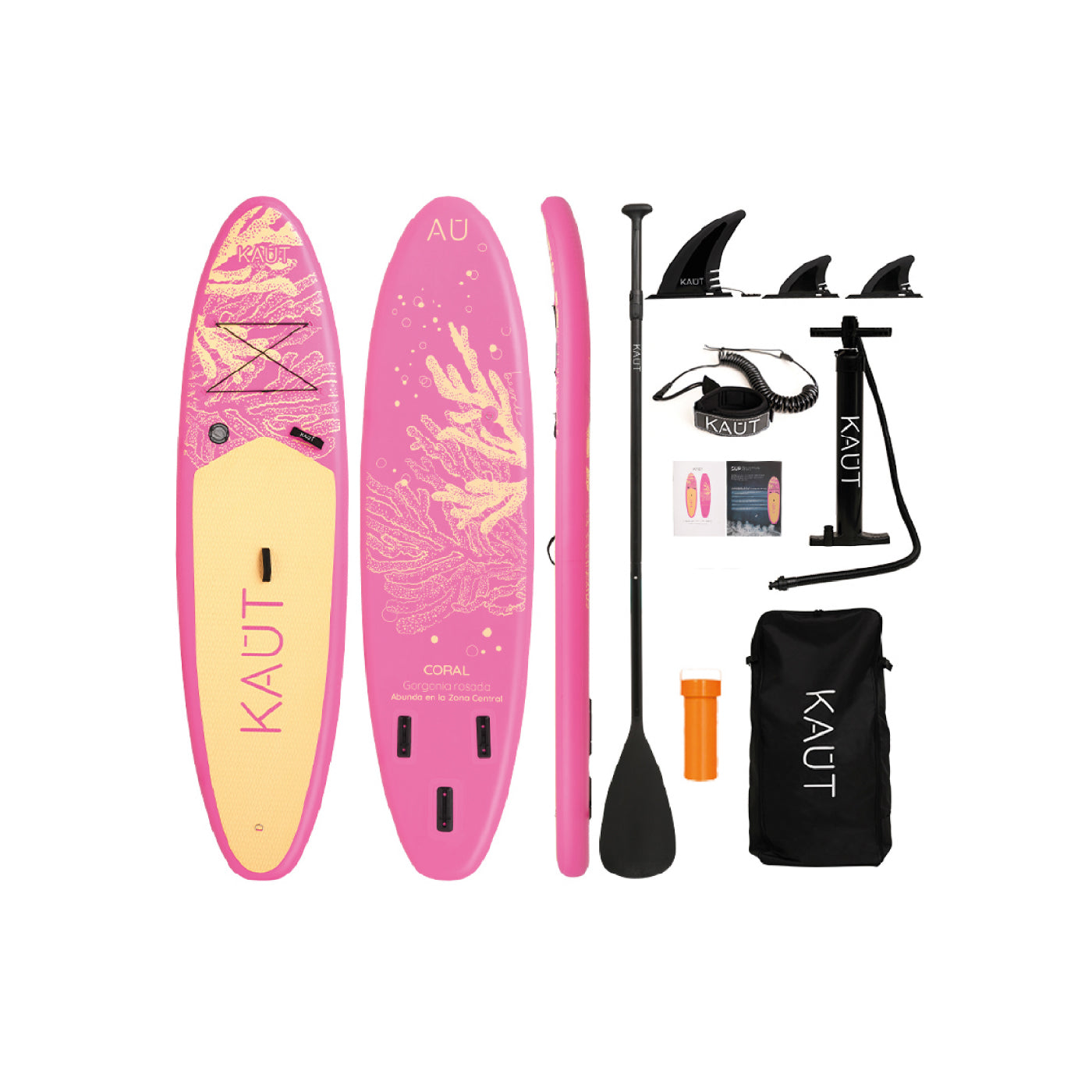 Stand Up Paddle (SUP) Inflable - 11'6'' pies / 350 cm + Mochila & Accesorios