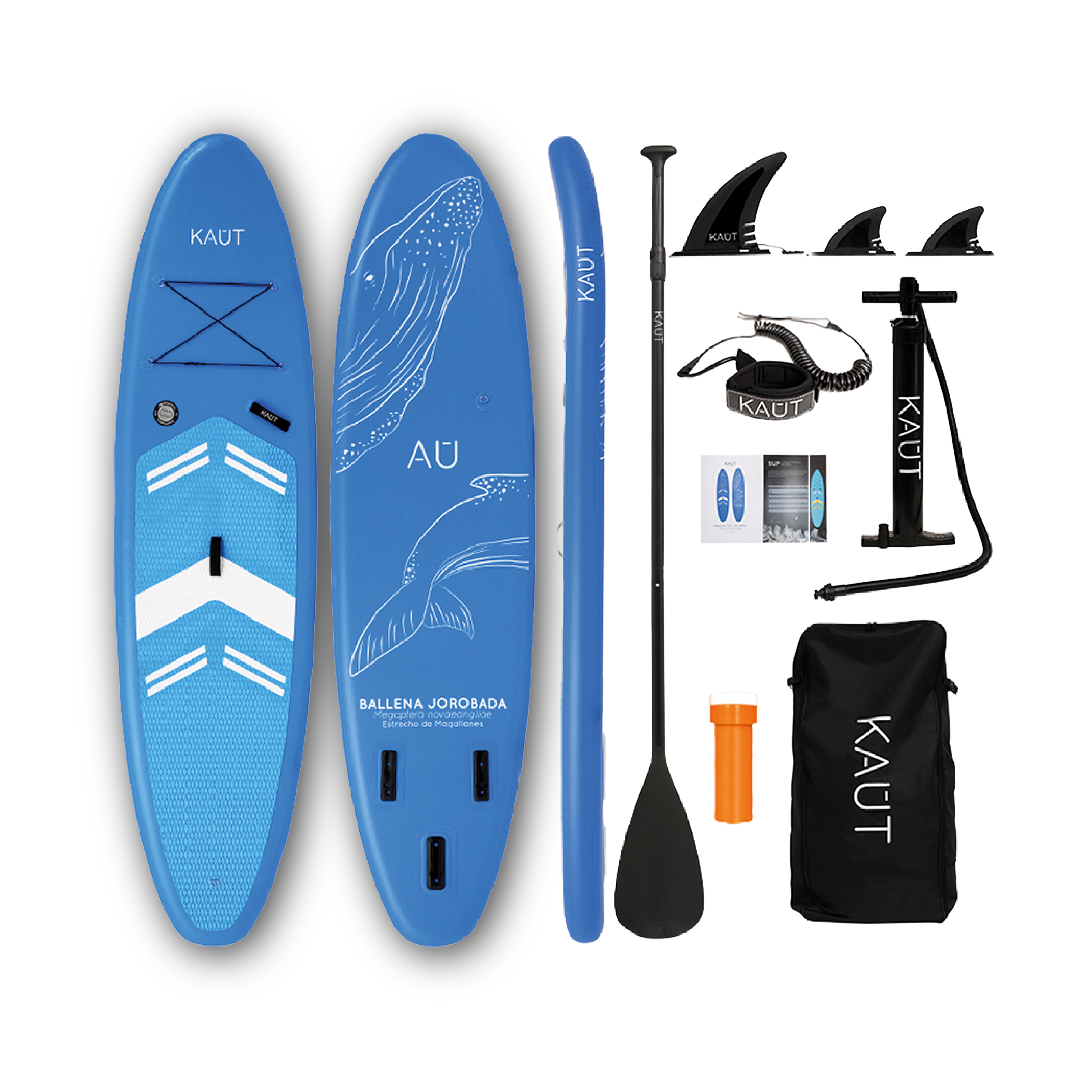 Stand Up Paddle (SUP) Inflable Capa Reforzada - 10'6'' pies / 320 cm + Mochila & Accesorios + TestDrive Laguna Aculeo