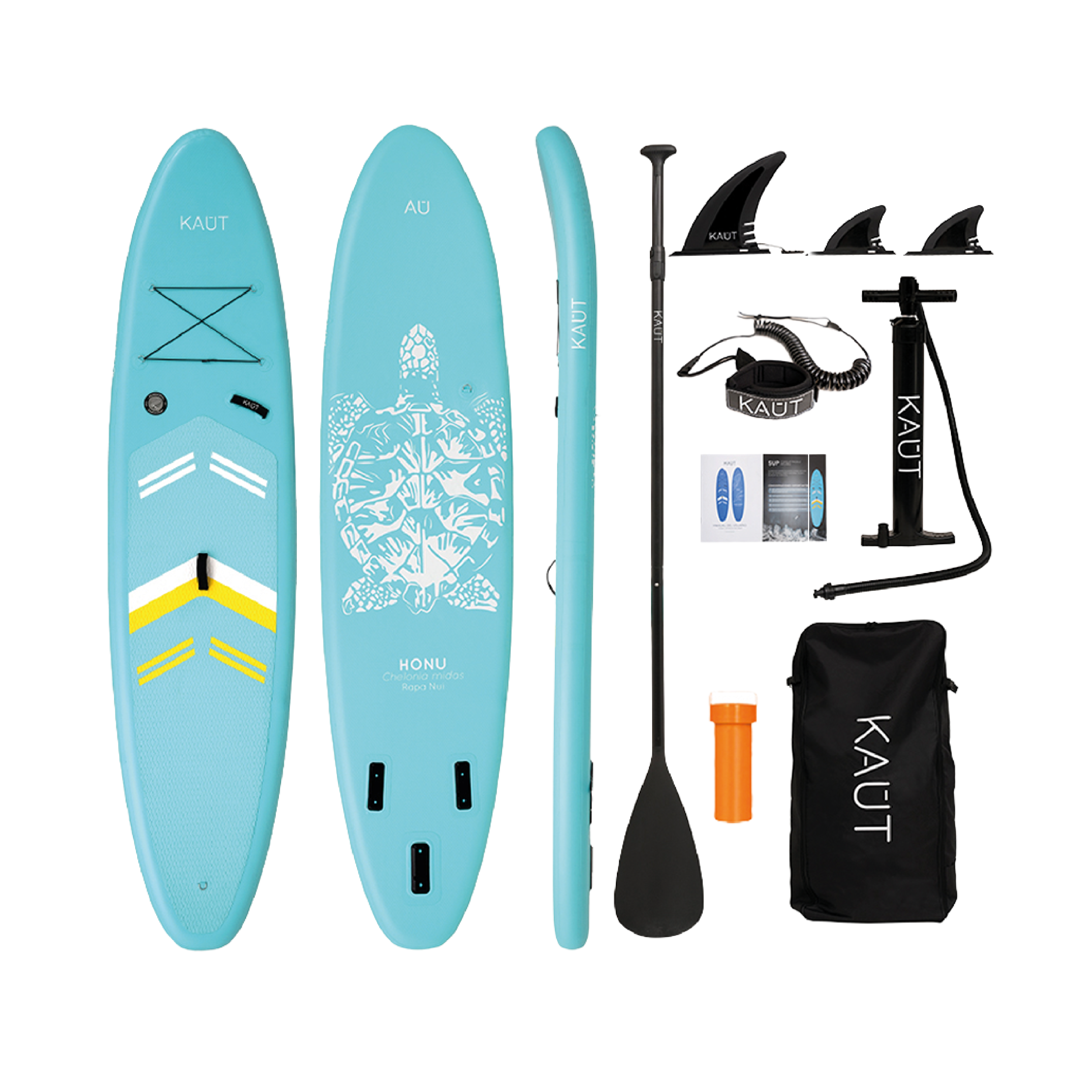Stand Up Paddle (SUP) Inflable Capa Reforzada - 10'6'' pies / 320 cm + Mochila & Accesorios + TestDrive Laguna Aculeo