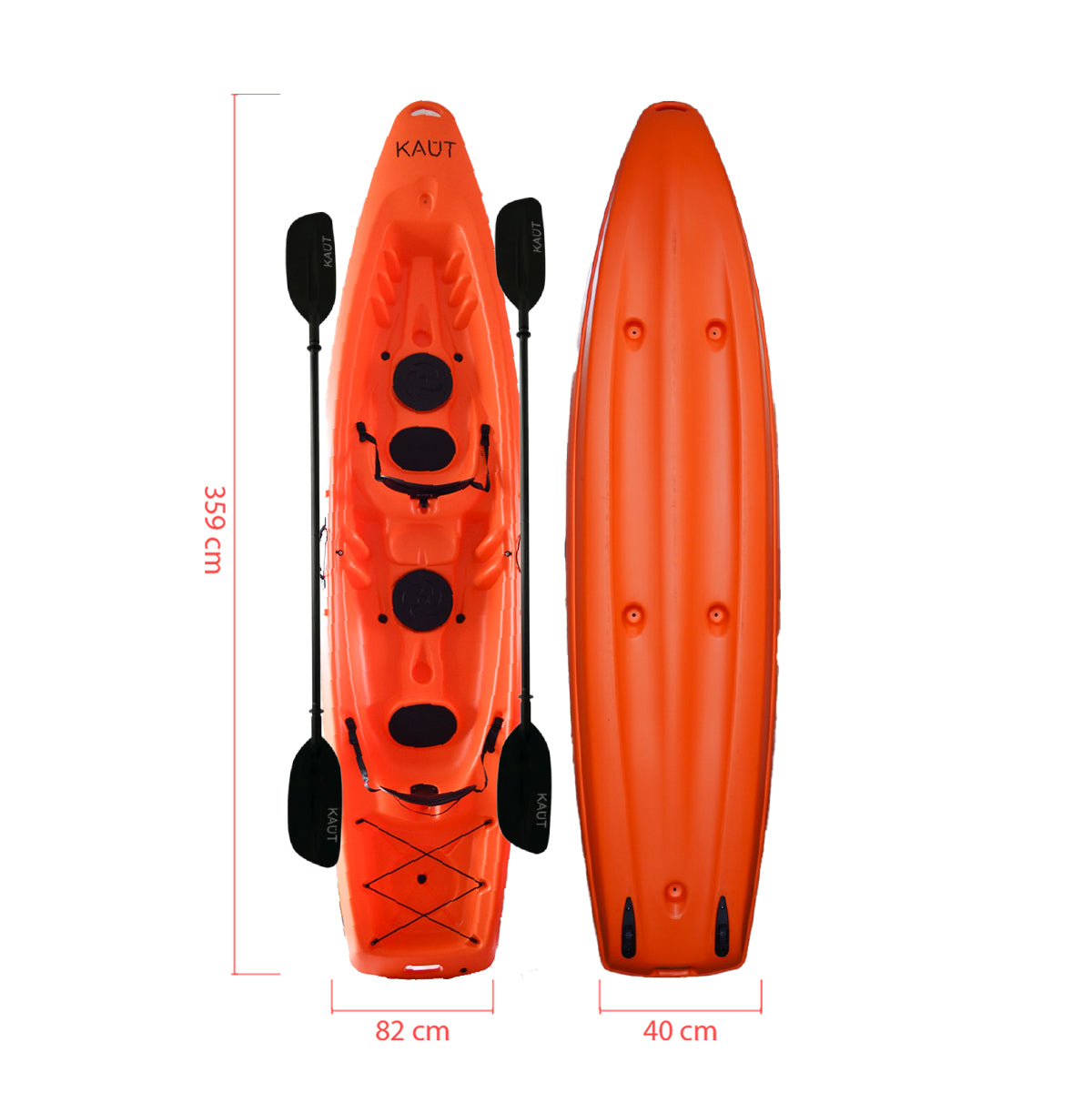 Kayak Rigído Familiar 2 pp SIN REMOS