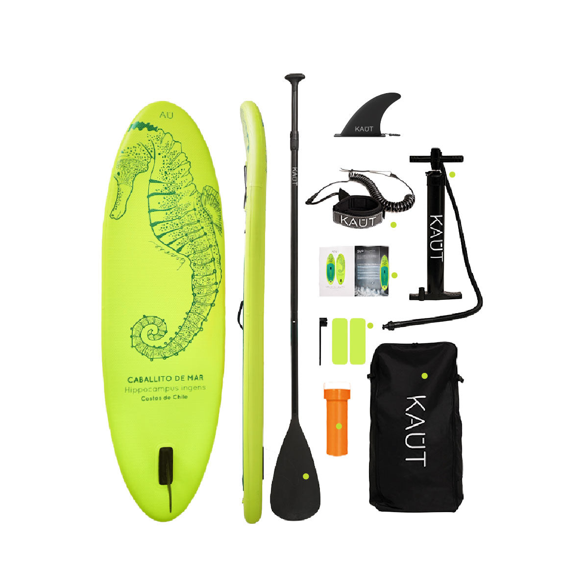 Stand Up Paddle (SUP) Inflable Kids - 8' pies / 244 cm + Mochila & Acc