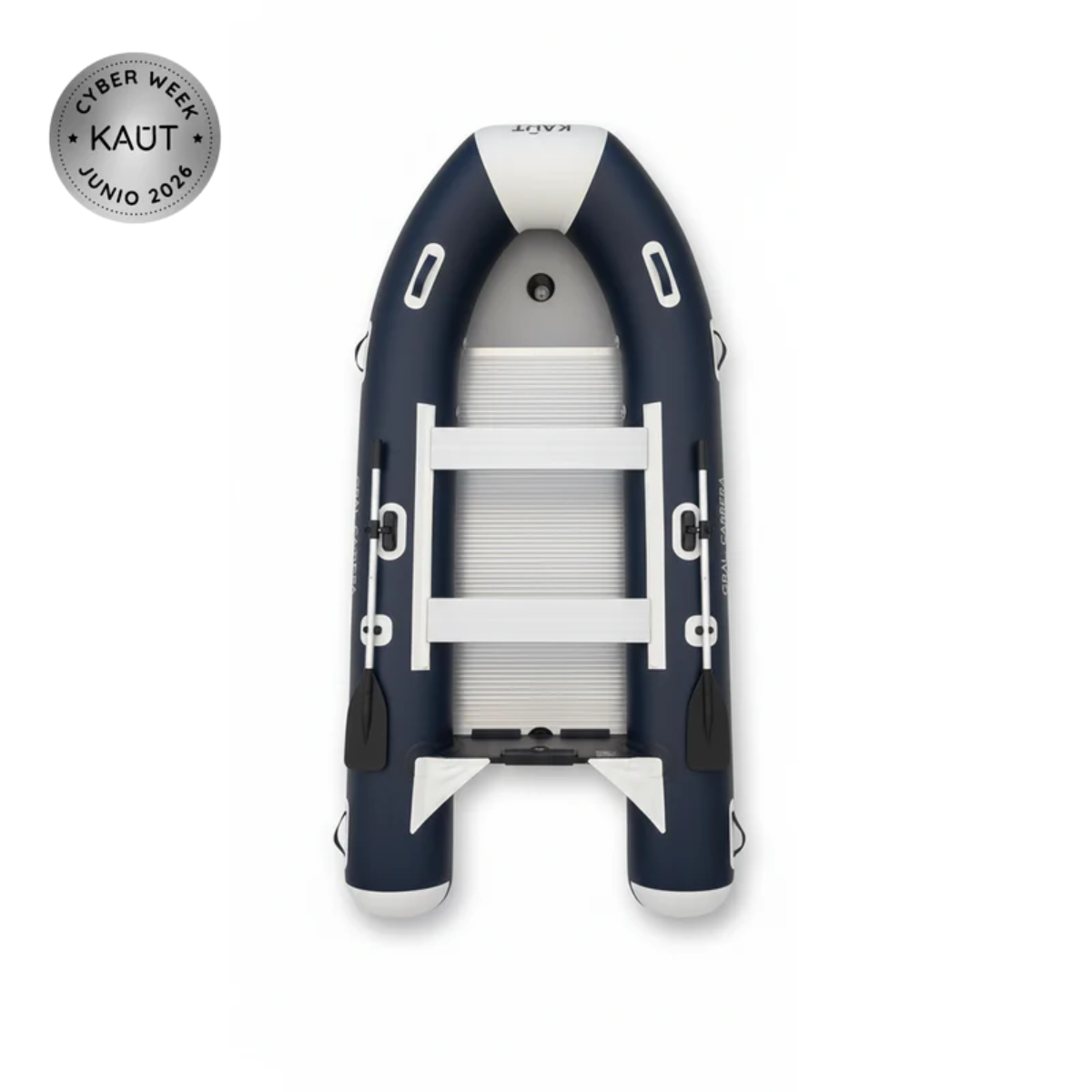 Bote Inflable 3.3 m - Piso alumnio - 4 personas - Gral. Carrera