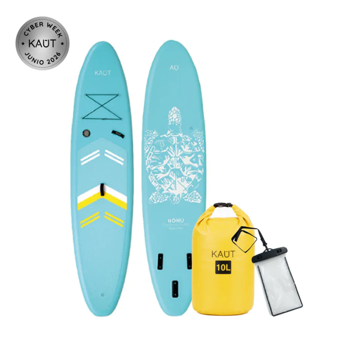 Pack SUP 11'6'' (350 cm) & Accesorios  + Bolsa Seca 10 L + Carcasa Celular