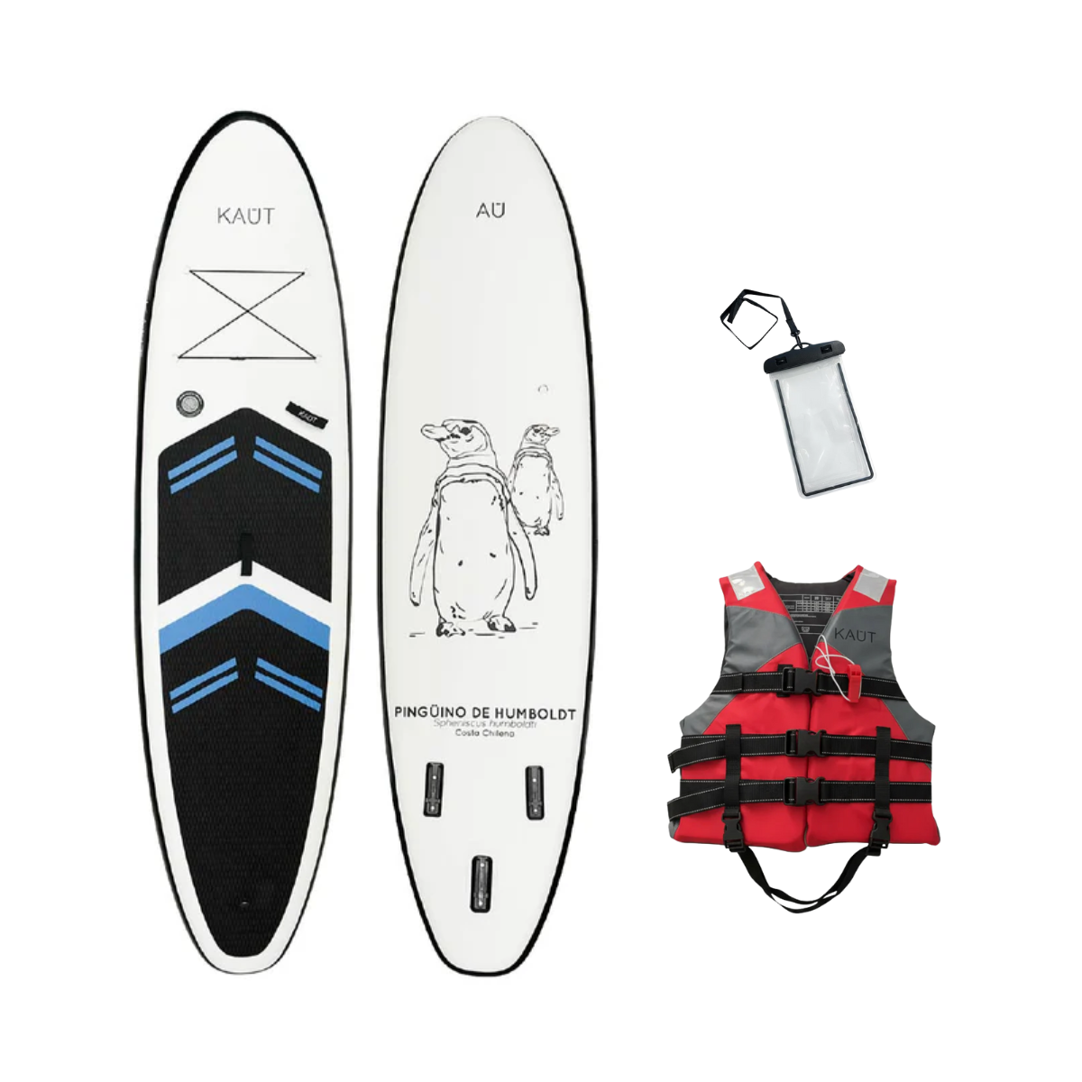 Pack SUP 10'6'' (320cm) & Accesorios  + Salvavida + Funda Celular Contra Agua