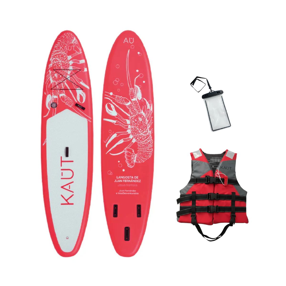 Pack SUP 10'6'' (320cm) & Accesorios  + Salvavida + Funda Celular Contra Agua