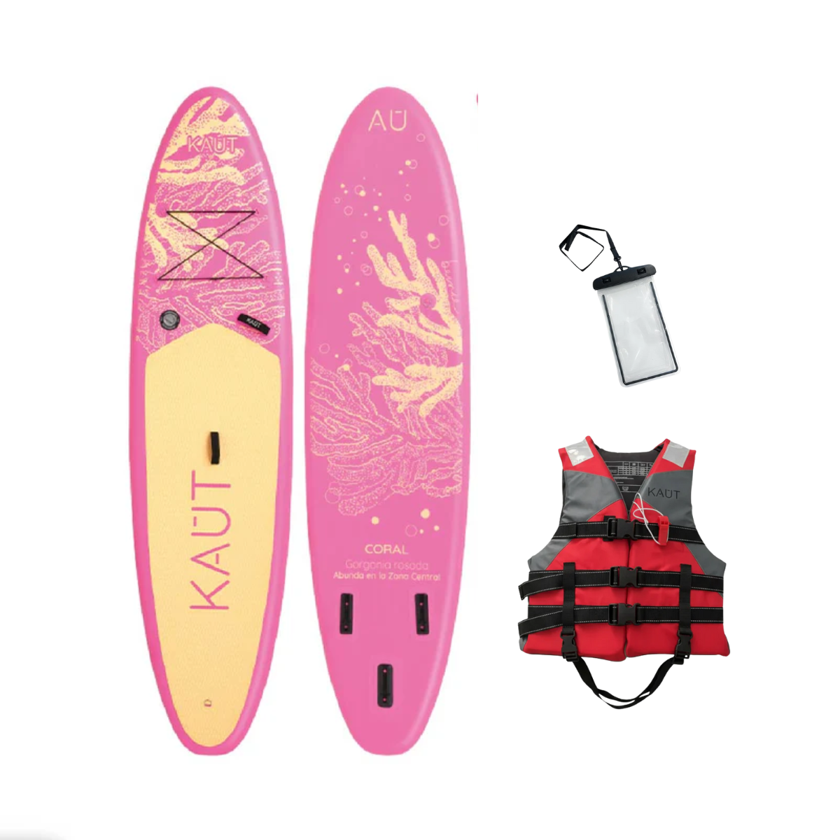 Pack SUP 10'6'' (320cm) & Accesorios  + Salvavida + Funda Celular Contra Agua