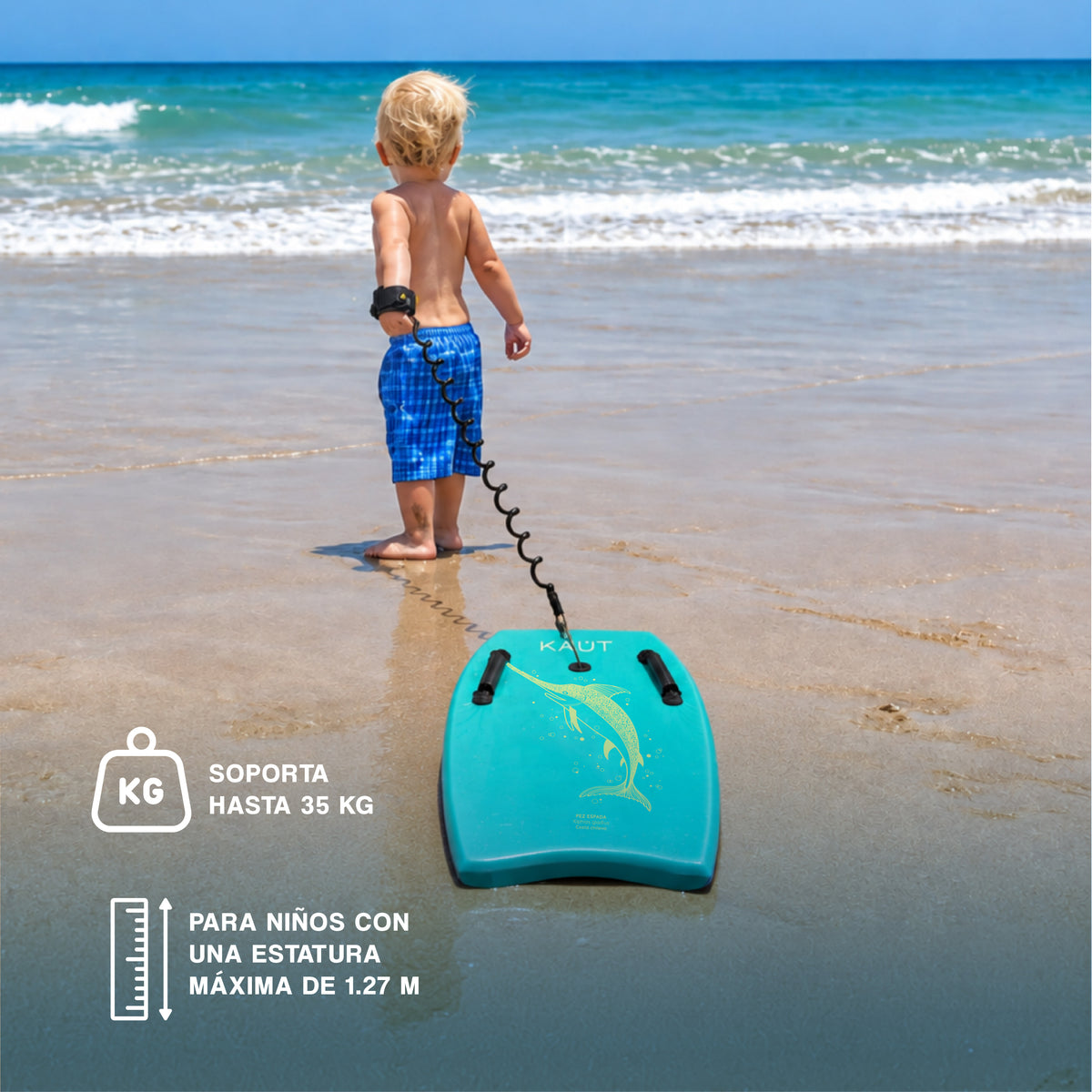 Tabla Bodyboard 33" pies / 84 cm Pez Espada Verde