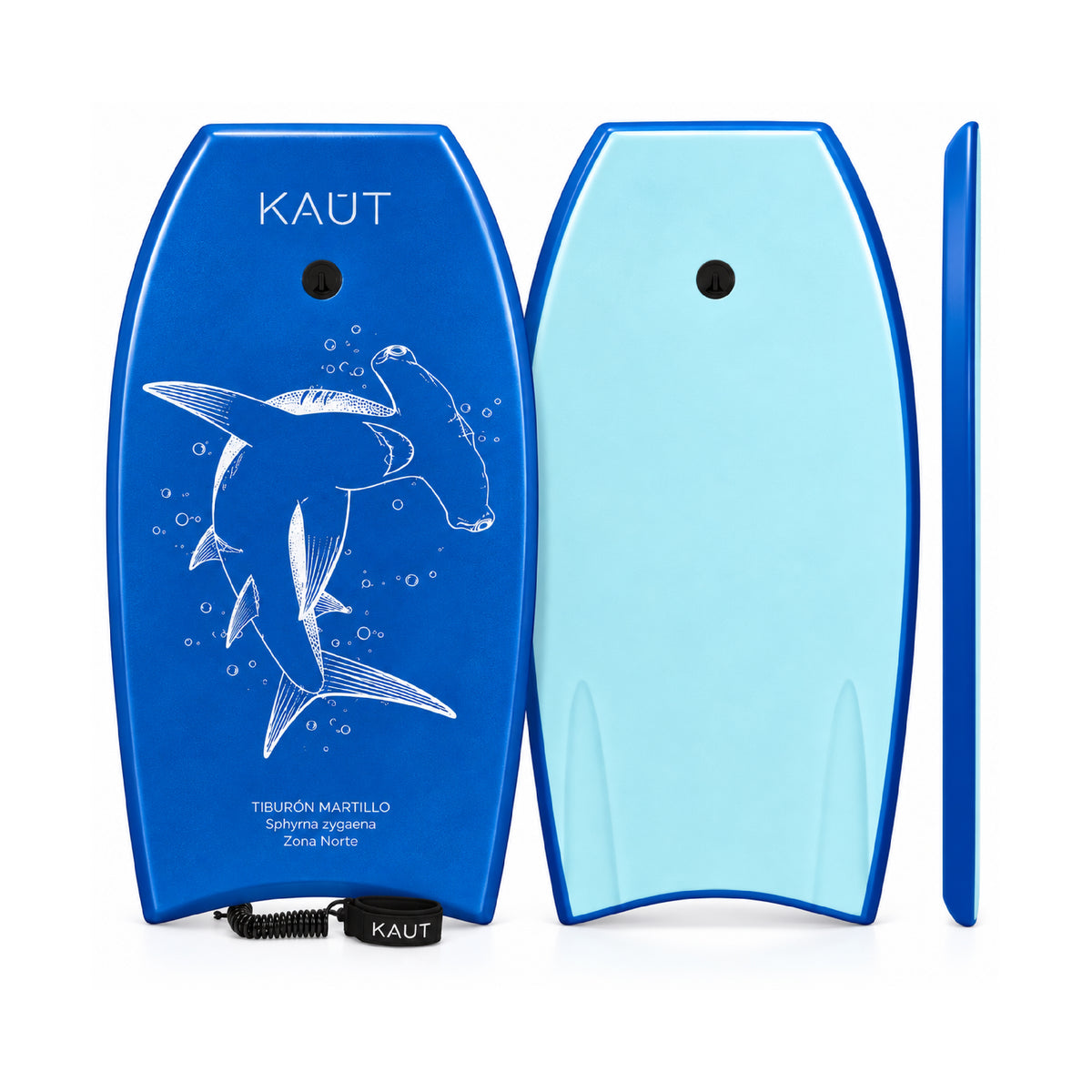Tabla Bodyboard 41" pies / 103 cm Tiburón Martillo Azul