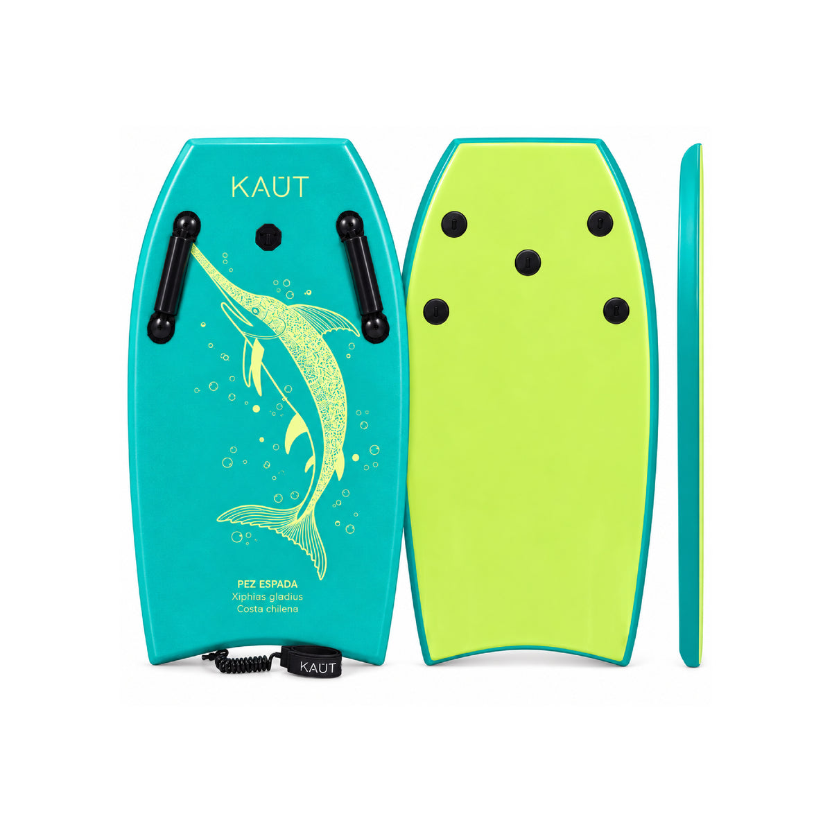 Tabla Bodyboard 33" pies / 84 cm Pez Espada Verde