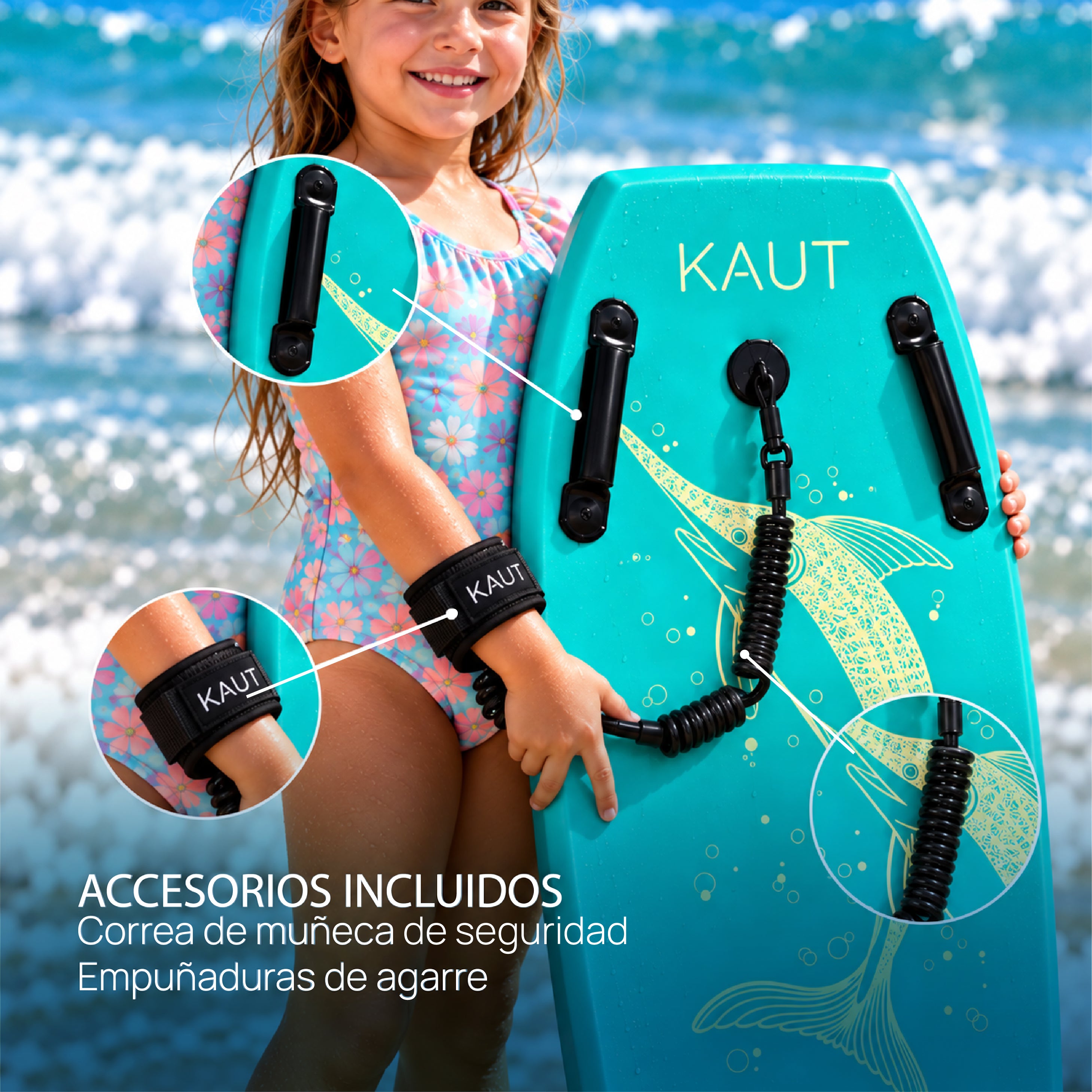 Tabla Bodyboard 33" pies / 84 cm Pez Espada Verde
