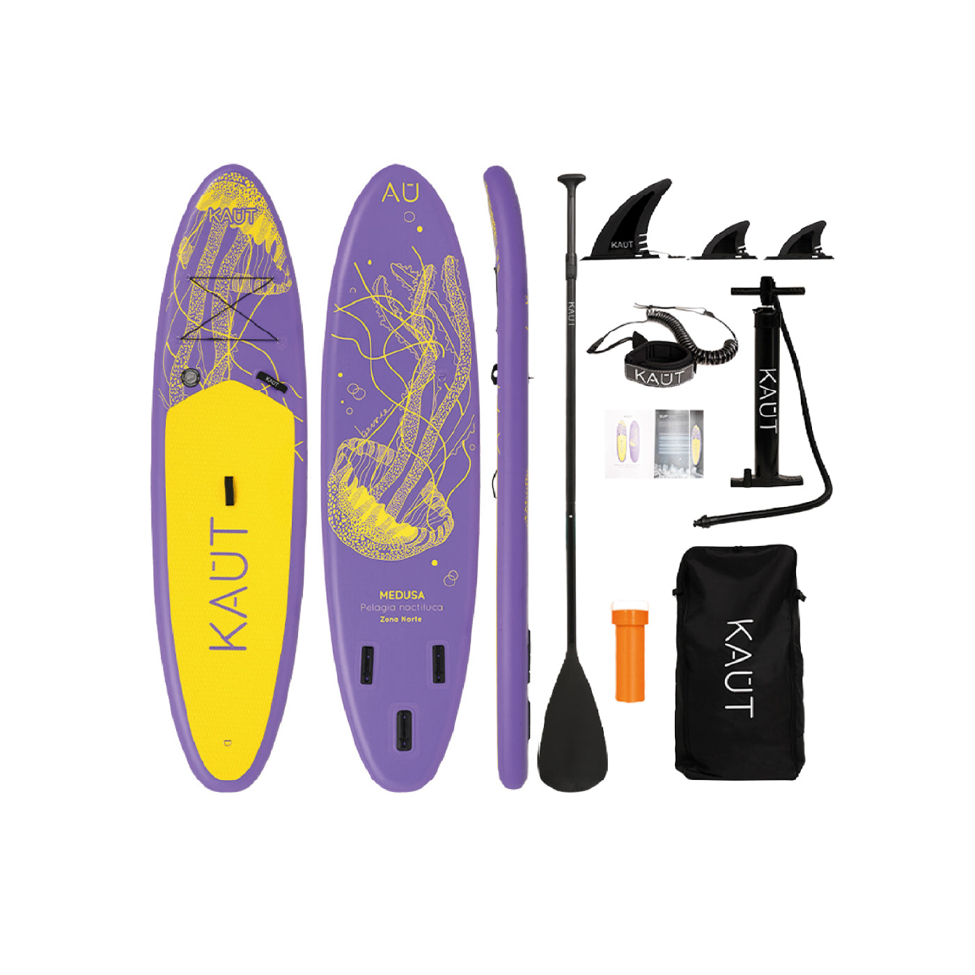 Stand Up Paddle (SUP) Inflable - 11'6'' pies / 350 cm + Mochila & Accesorios