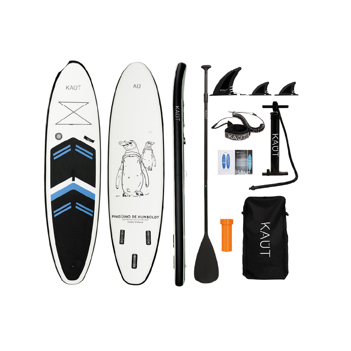 Stand Up Paddle (SUP) Inflable - 11'6'' pies / 350 cm + Mochila & Accesorios