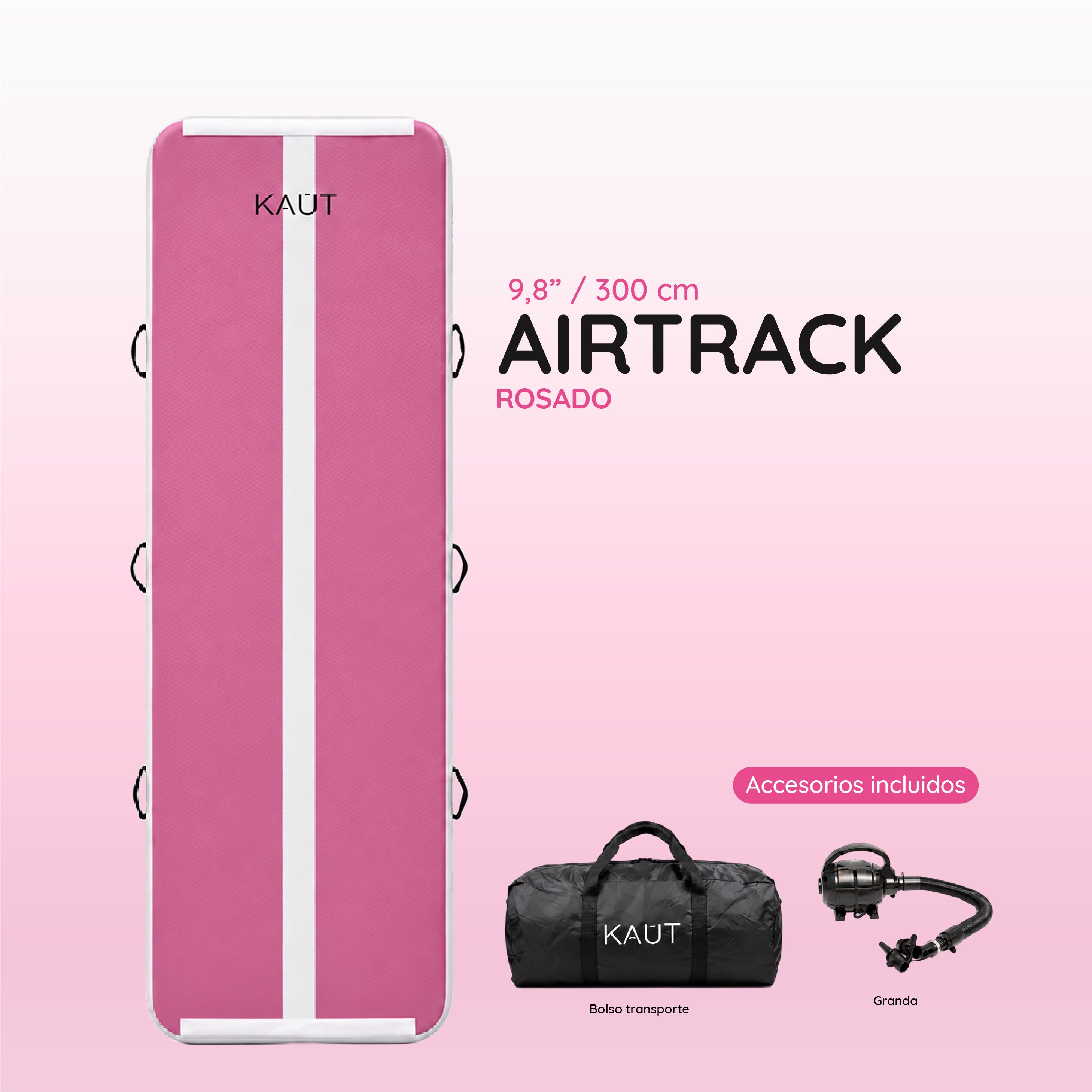 Airtrack Gimnasia Yogamat Colchoneta Inflable 3 metros