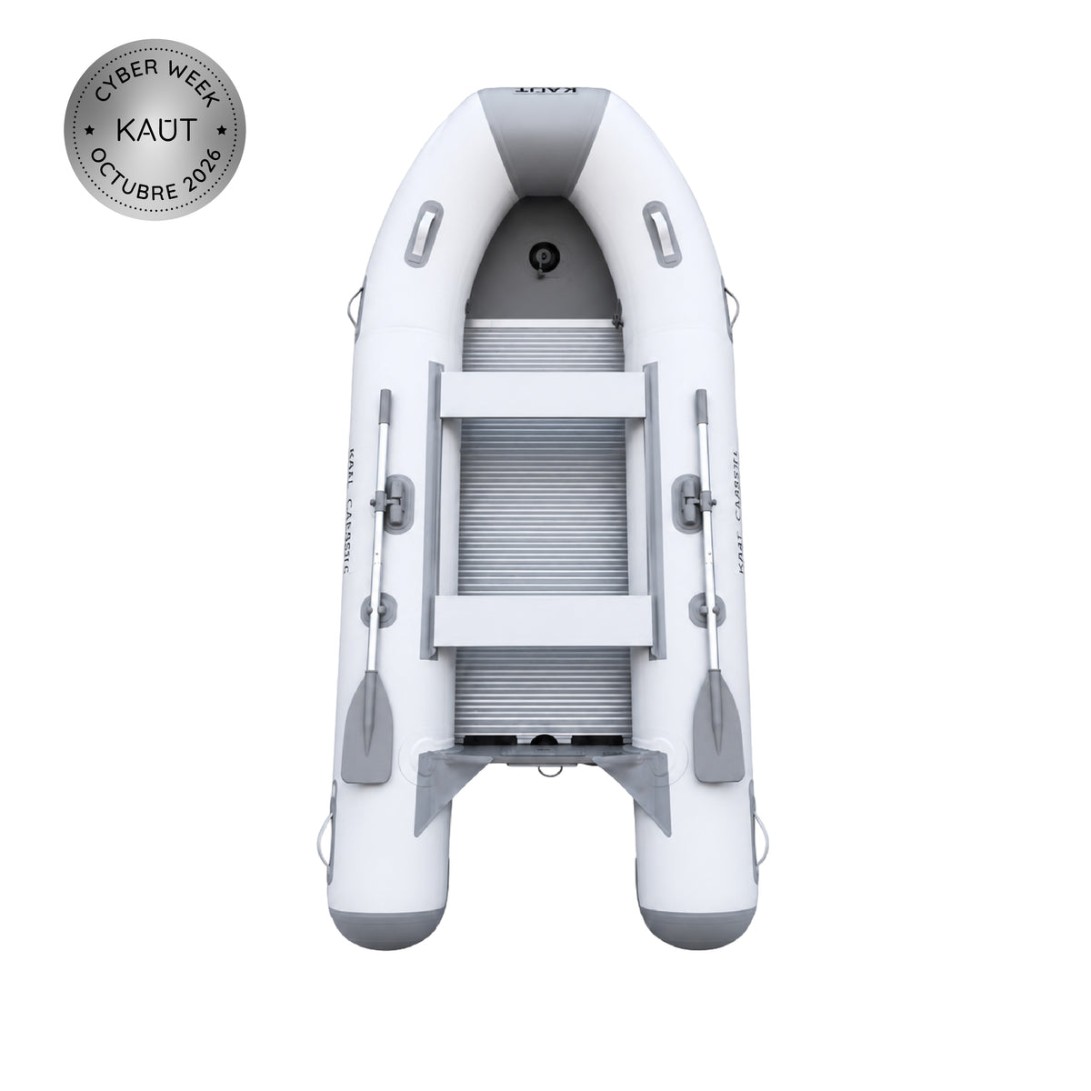 Bote Inflable 3.3 m - Piso alumnio - 4 personas - Gral. Carrera