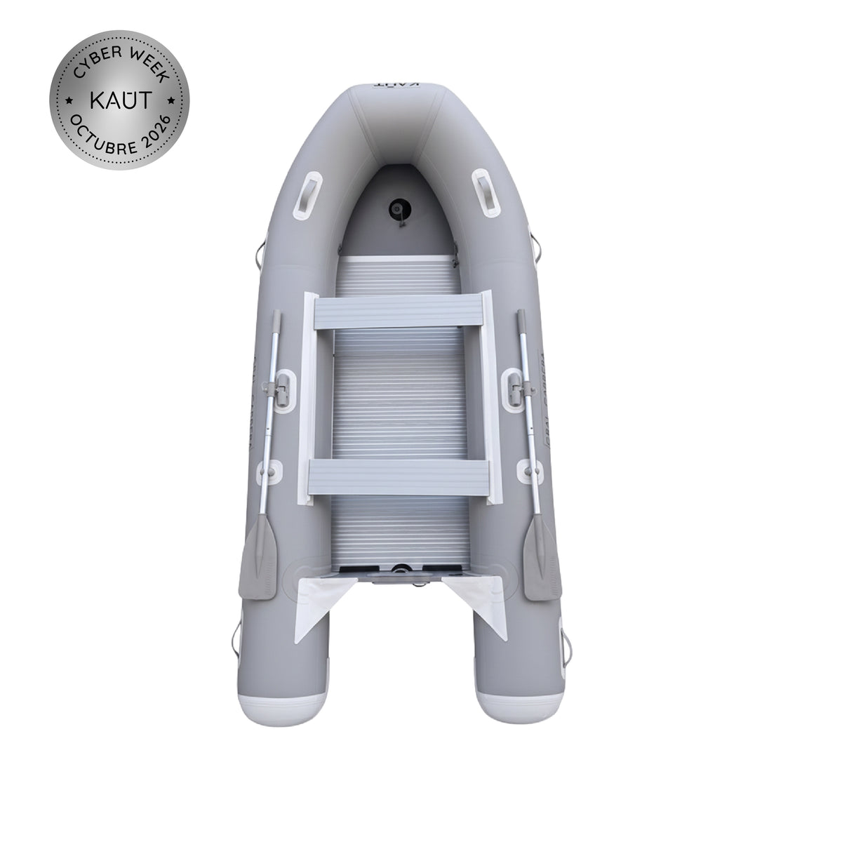 Bote Inflable 3.3 m - Piso alumnio - 4 personas - Gral. Carrera