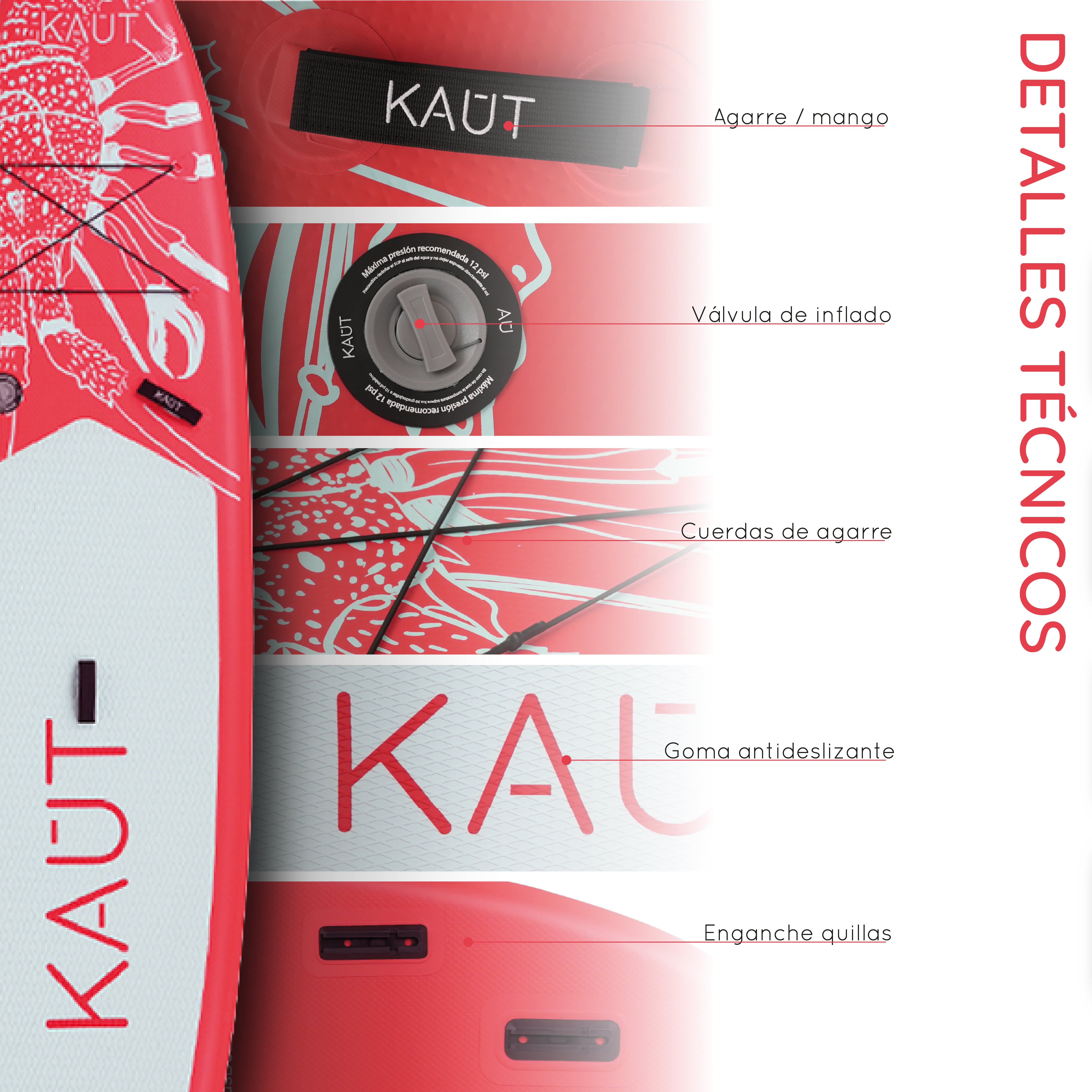 Stand Up Paddle (SUP) Inflable Capa Reforzada - 11'6'' pies / 350 cm + Mochila & Accesorios + TestDrive Laguna Aculeo