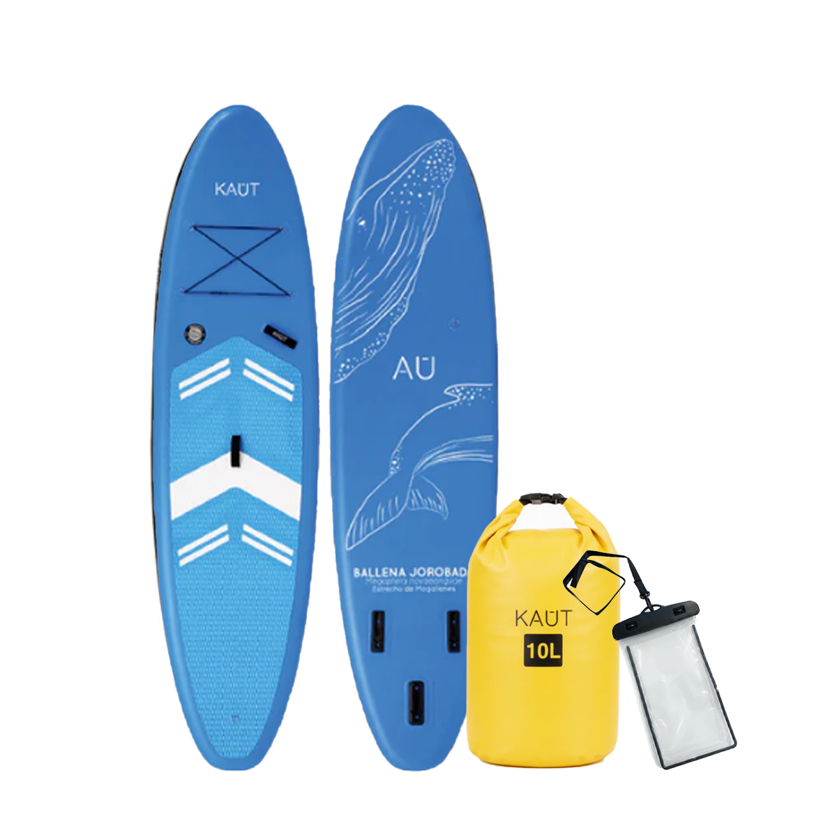 Pack SUP 11'6'' (350 cm) & Accesorios  + Bolsa Seca 10 L + Carcasa Celular