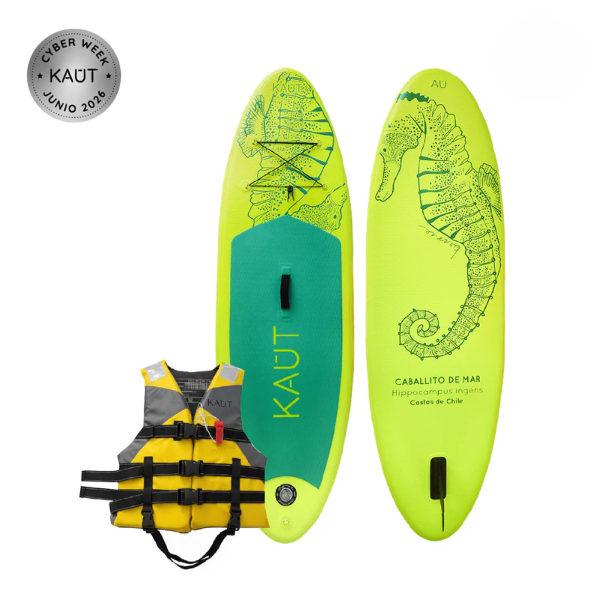 Pack SUP Kids 8' (244 cm) & Accesorios + Salvavidas Deportivo Niño