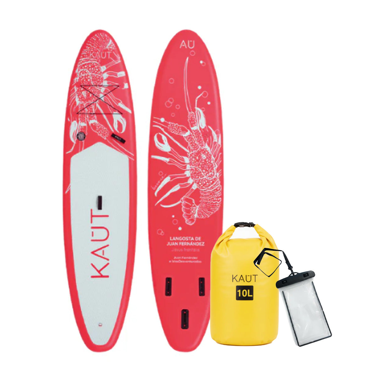 Pack SUP 11'6'' (350 cm) & Accesorios  + Bolsa Seca 10 L + Carcasa Celular